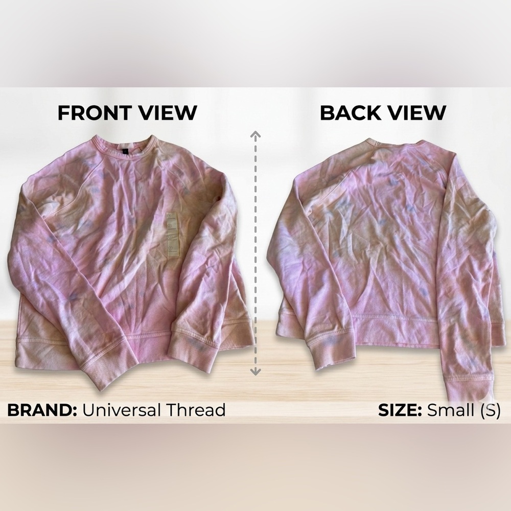 Universal Thread Blush Tie-Dye Sweatshirt